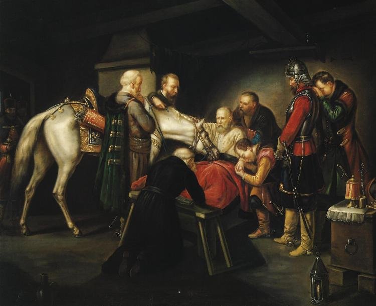 Der Tod des Czarniecki. A morte de Czarniecki. Inglês: Morte de Czarniecki. de Leopold Loeffler