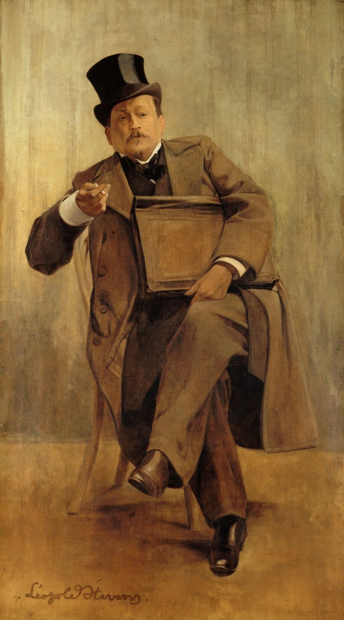 Retrato de Georges Courteline de Leopold Stevens