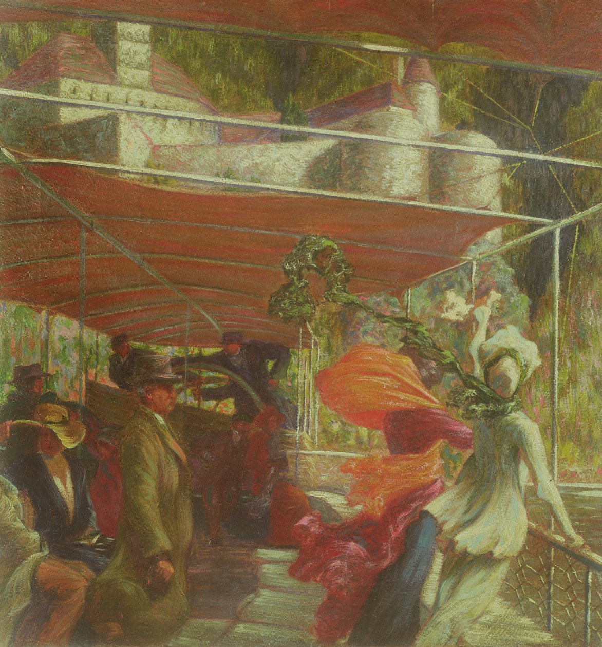 No barco de prazer de Leopold Blauensteiner