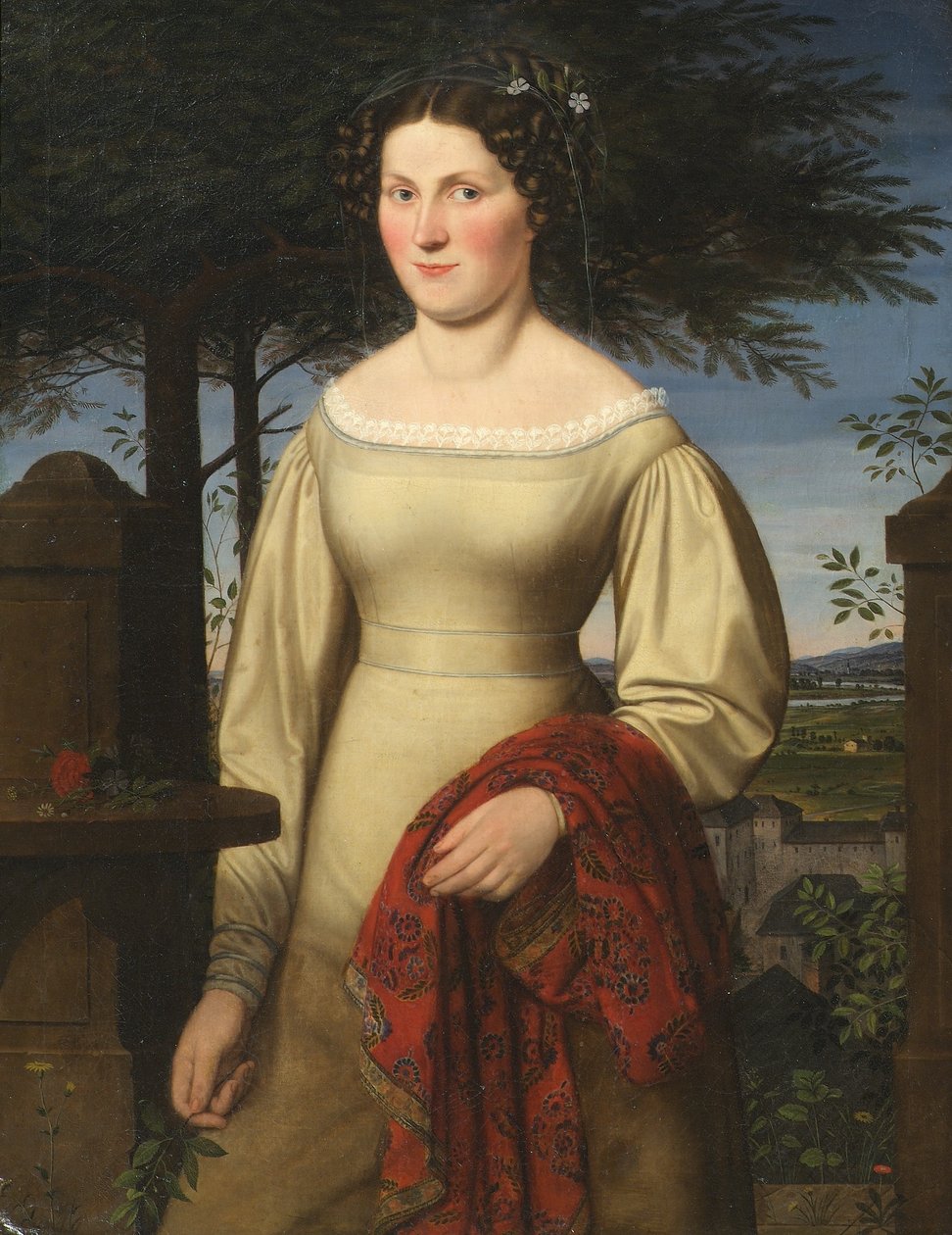 retrato de uma senhora de Leopold Blonder
