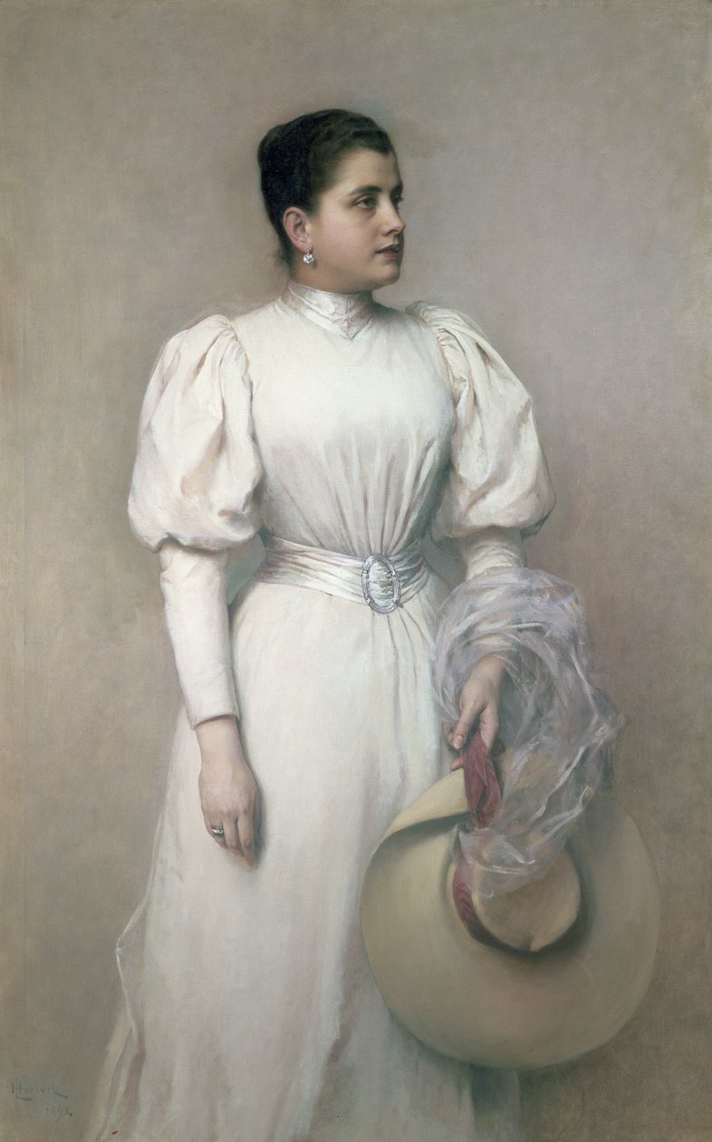 Marie Renard, cantora de ópera da Hof Opera e esposa de Kinsky, 1893 de Leopold Horovitz