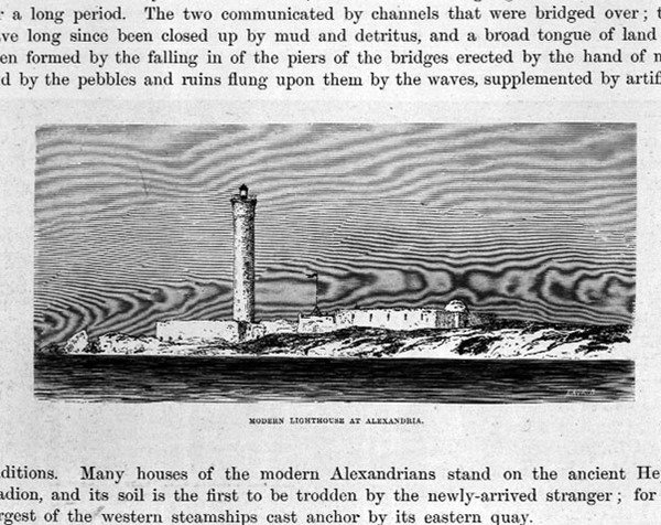 O Farol Moderno em Alexandria de Leopold Karl Muller