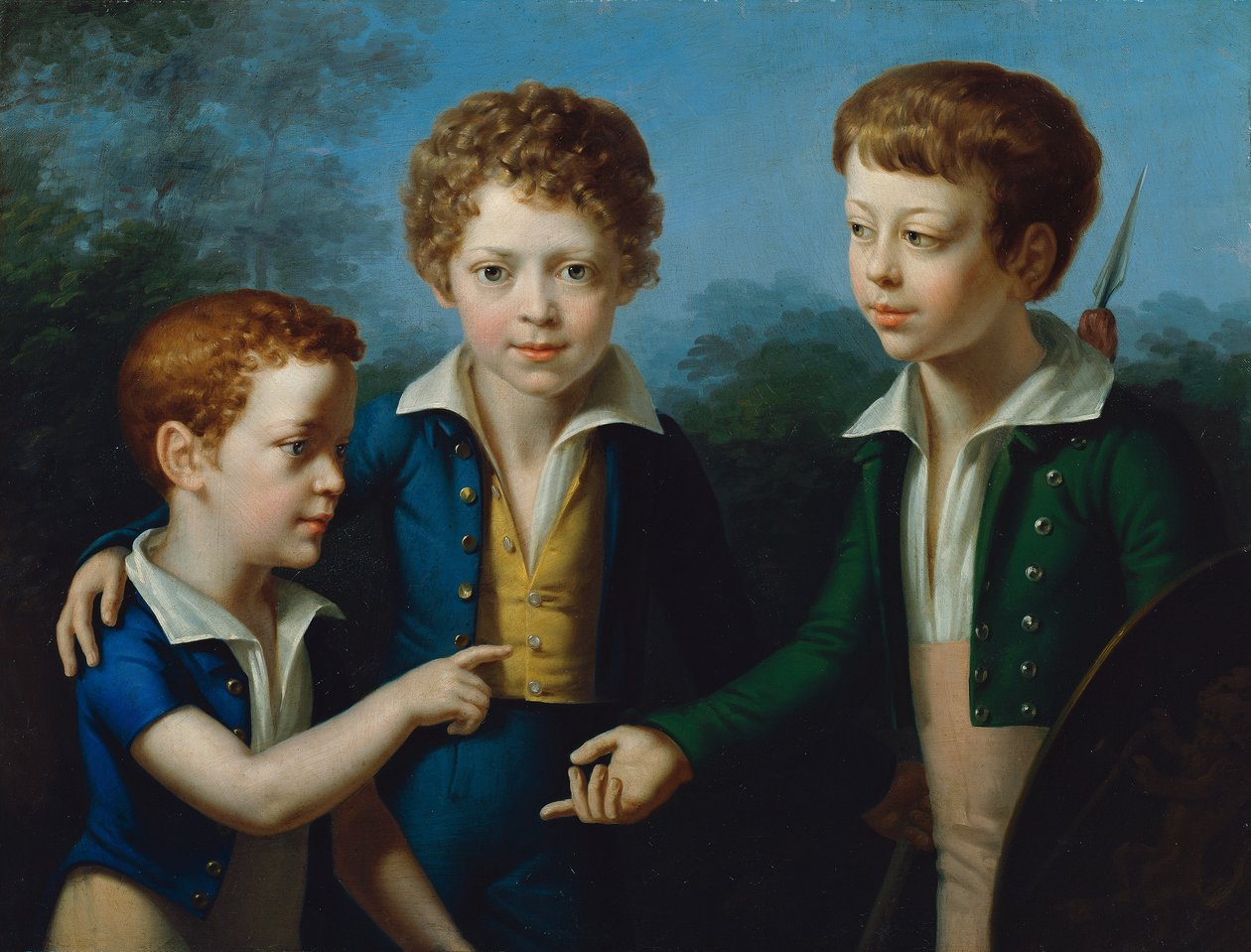 Albert, Moritz e Leopold von Neuwall de Leopold Kupelwieser