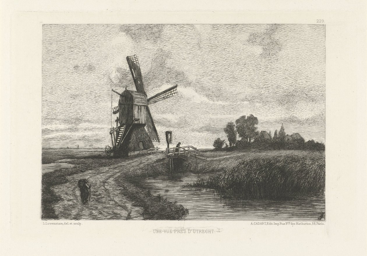 Vista da zona rural perto de Utrecht
Une Vue Près D