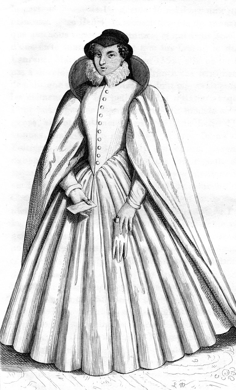 Caterina de Medici, roupa vintage francesa Século XVI Henrique II, Rei de França de Leopold Massard