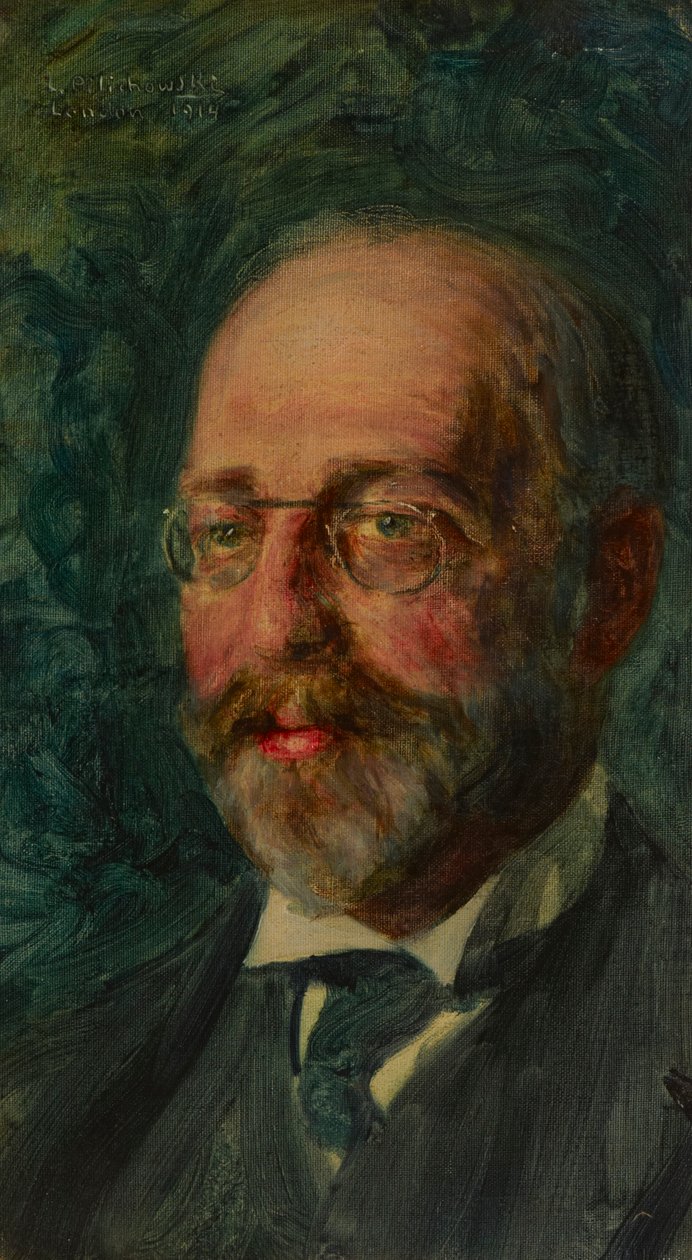 Retrato de Elkan Adler de Leopold Pilichowski