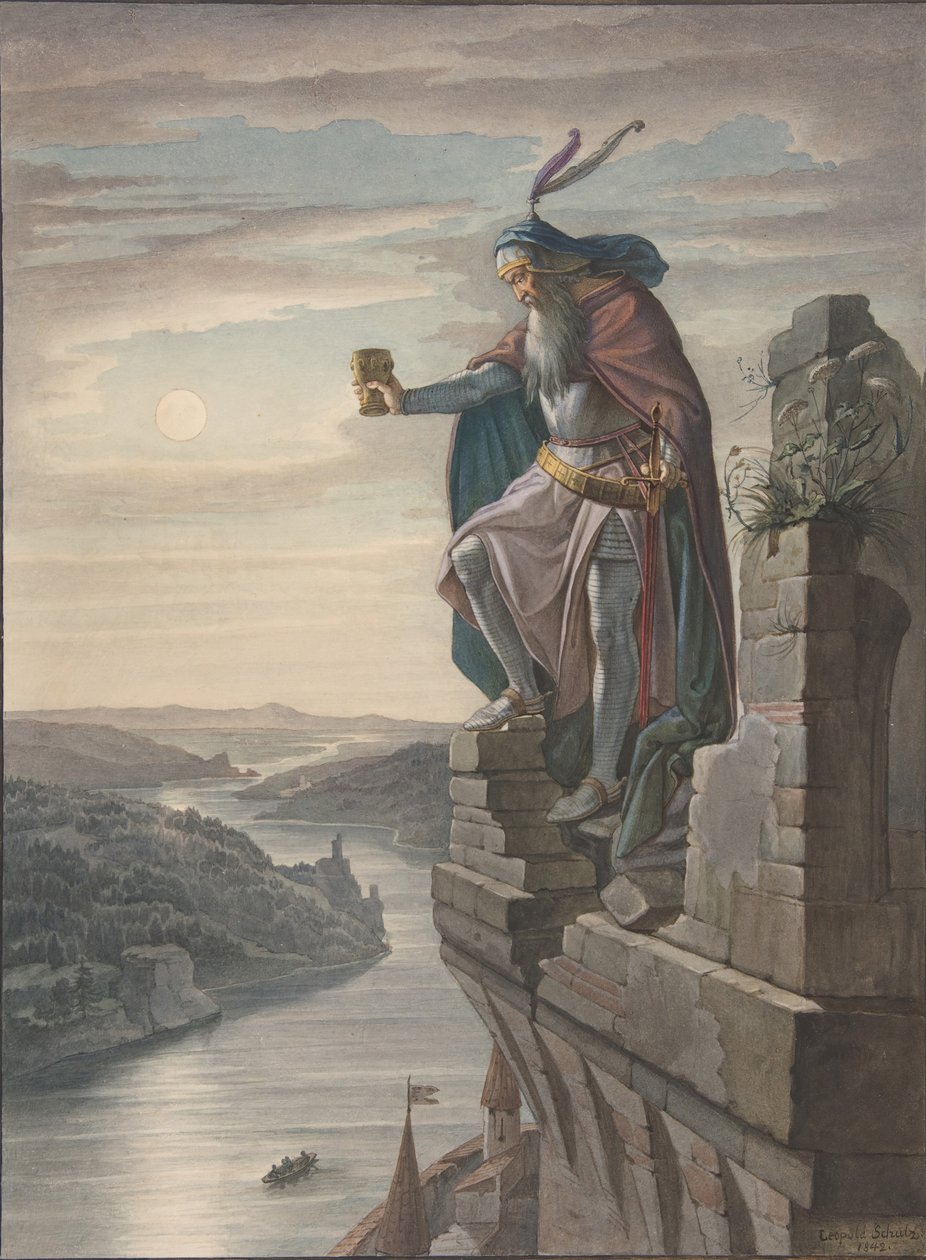 Ilustração para Goethe, 1842. de Leopold Schulz