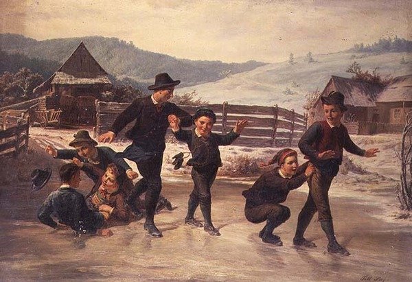 Patinagem infantil de Leopold Till