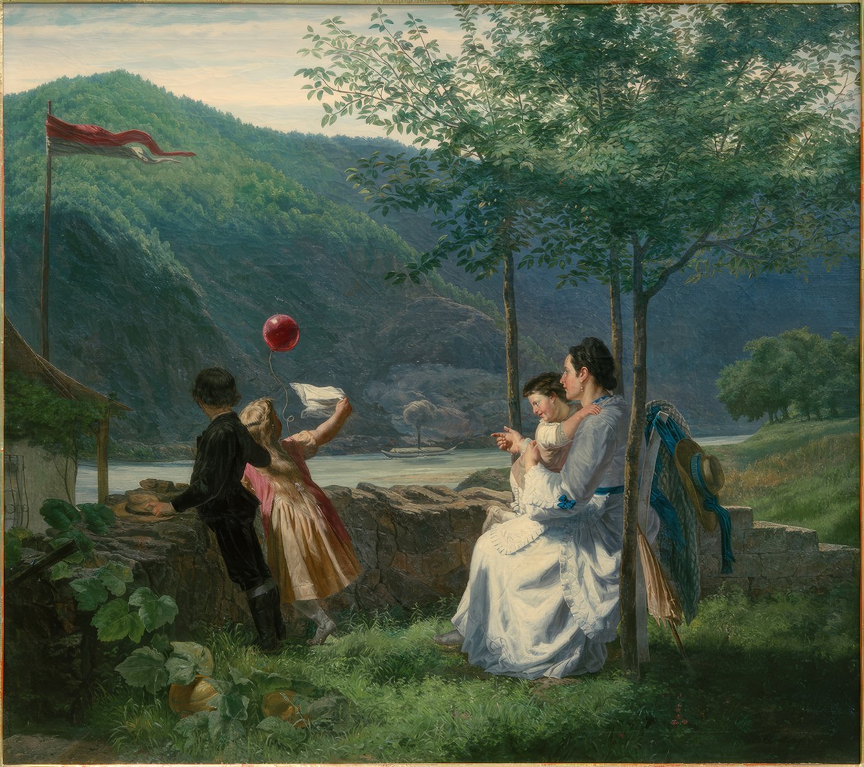 O patamar de aterragem em Weißenkirchen de Leopold Till