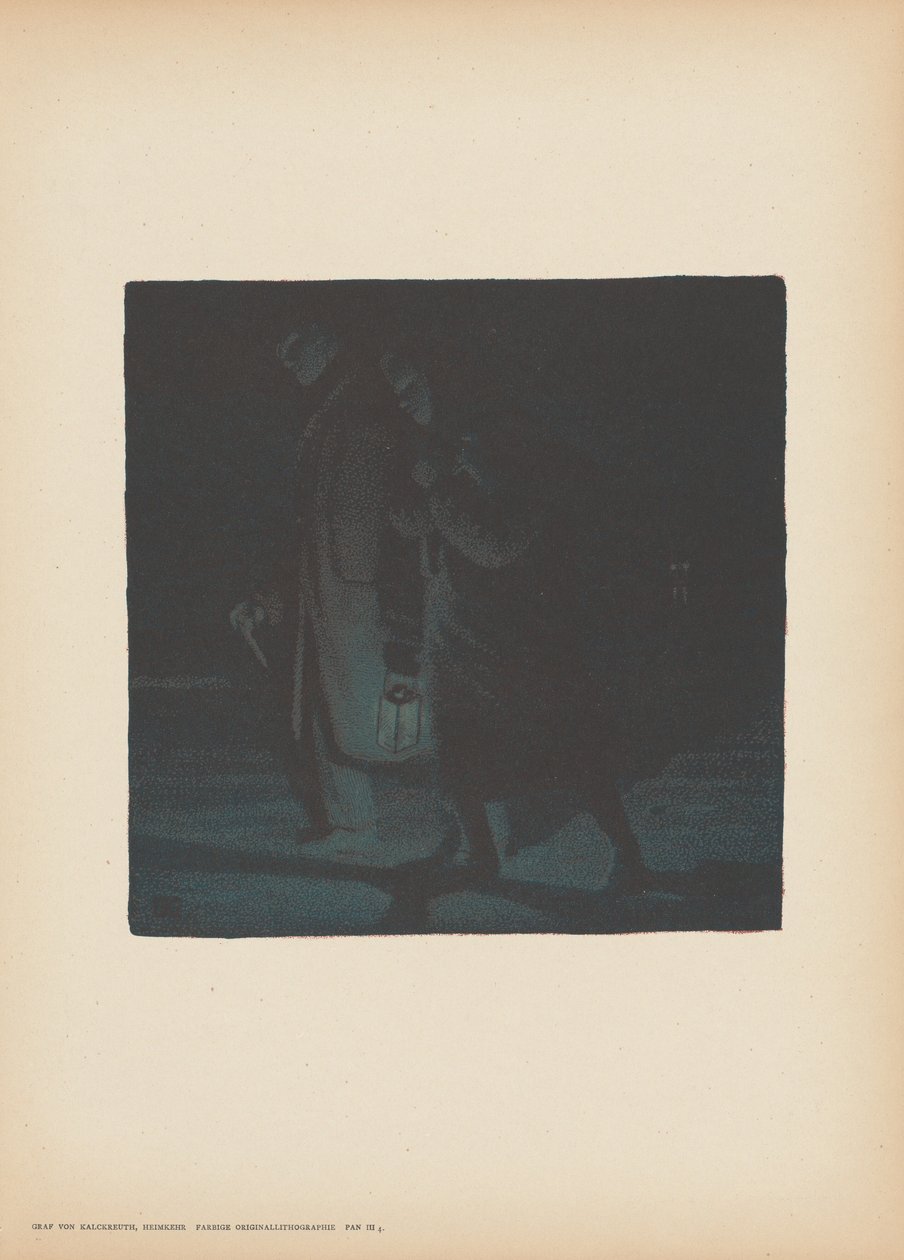 regresso a casa de Leopold von Kalckreuth