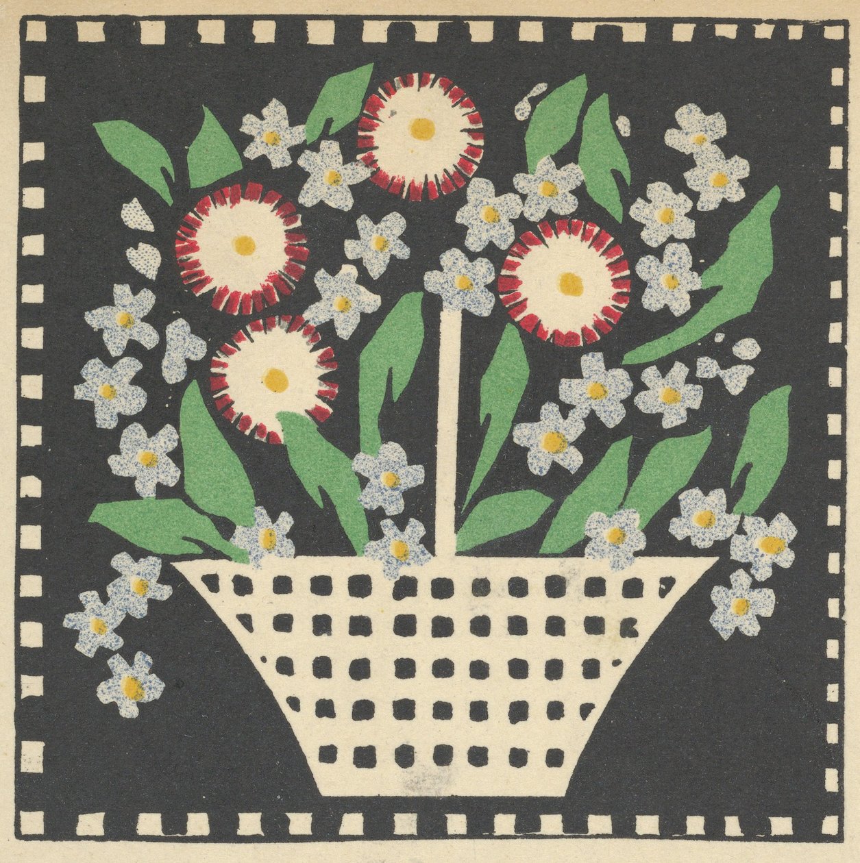 Cesta de Flores, 1907. de Leopoldine Kolbe