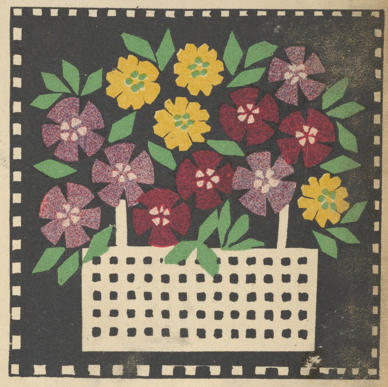 Cesta de Flores, 1907. de Leopoldine Kolbe