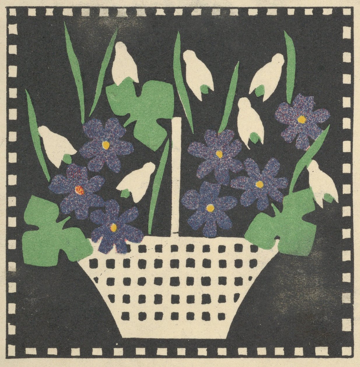 Cesto de Flores, 1907. de Leopoldine Kolbe