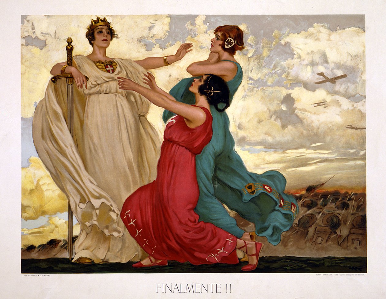 Finalmente! 1918 de Leopoldo Metlicovich