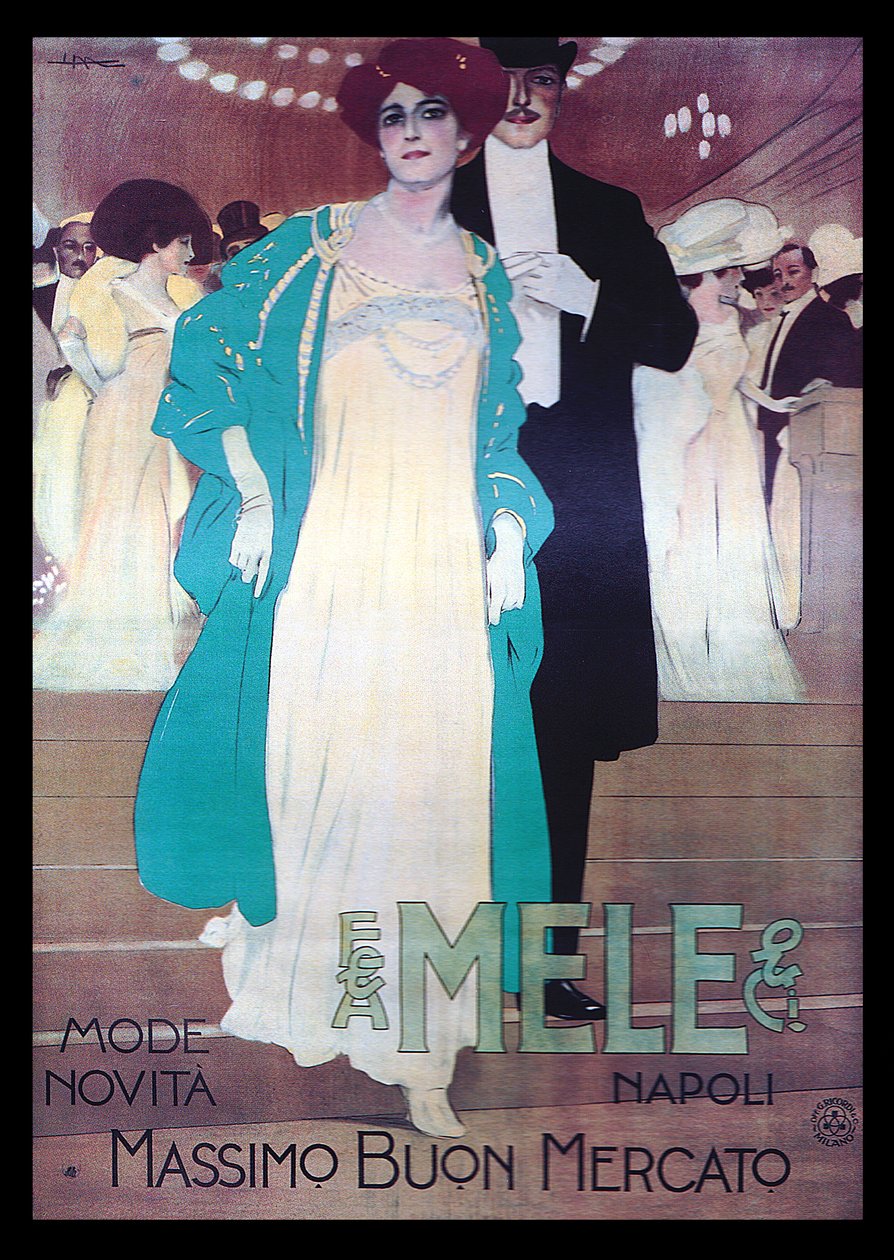 Traje formal por Mele de Leopoldo Metlicovitz