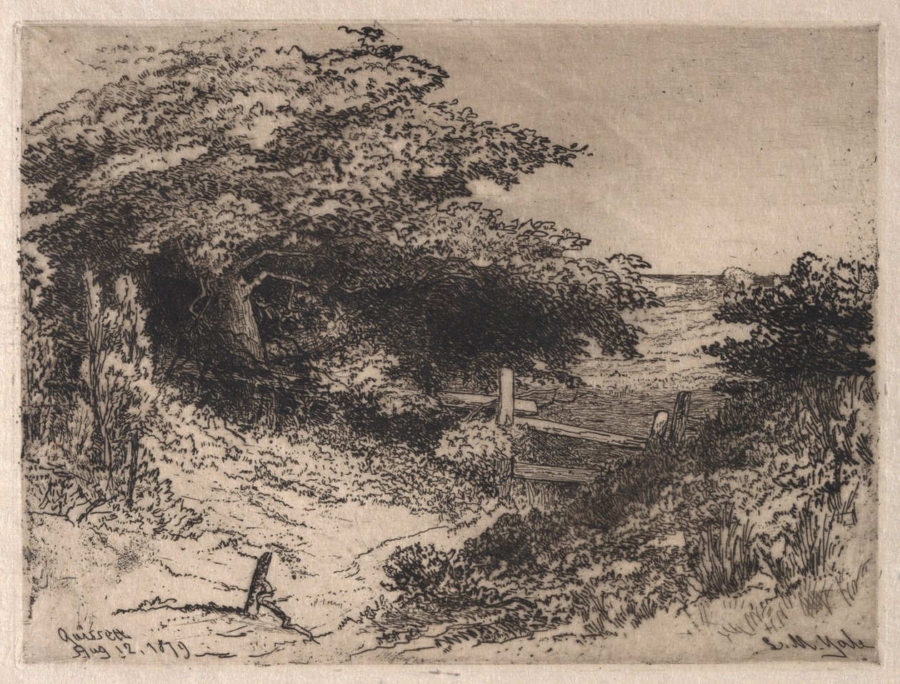 Quissett, Condado de Barnstable, Massachusetts, 1879. de Leroy Milton Yale
