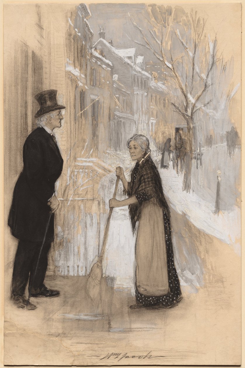 Esboço para ilustrar "Not Honourably Discharged" (Não Honrosamente Dispensado) de Leroy William Jacobs