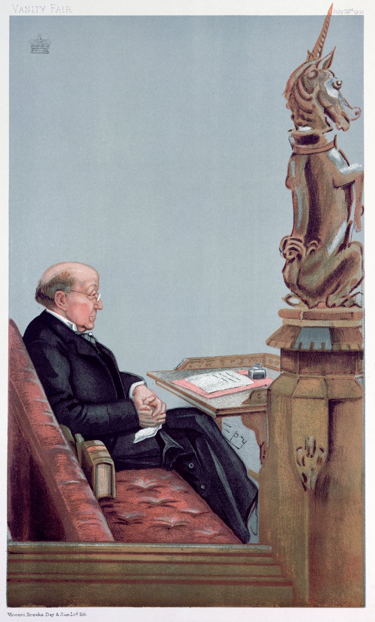 Um advogado escocês, de &39;Vanity Fair&39;, 23 de julho de 1903 de Leslie Matthew Ward