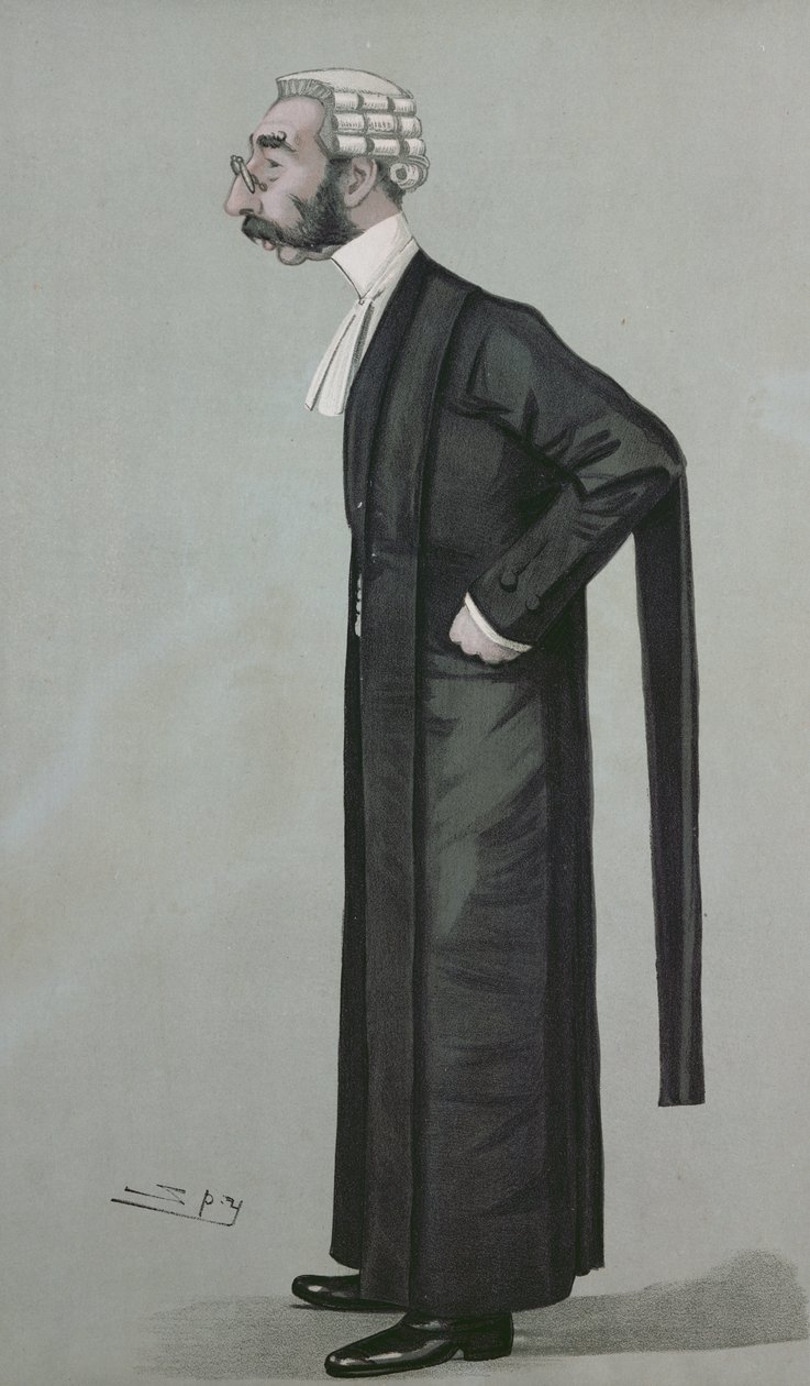 Um advogado esportivo, forma &39;Vanity Fair&39;, 17 de março de 1898 de Leslie Matthew Ward