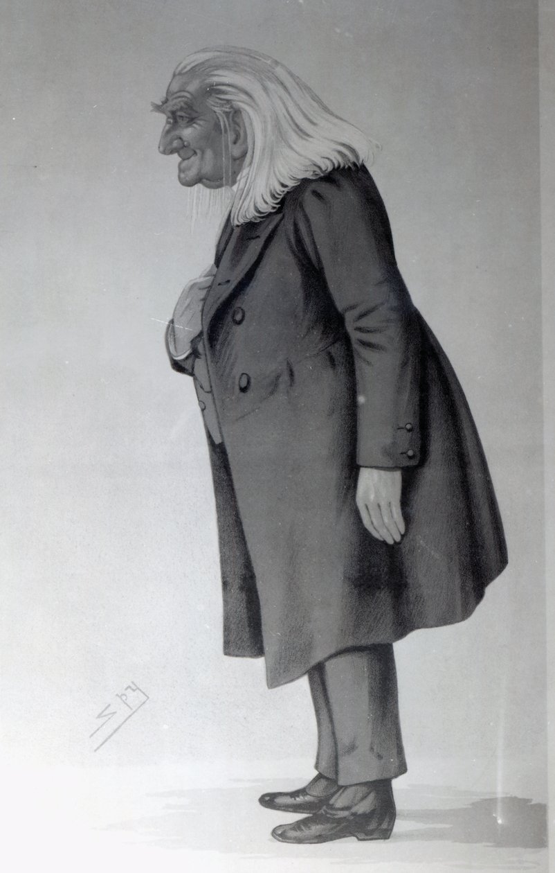Franz Liszt, ilustração de &39;Vanity Fair&39;, 15 de maio de 1886 de Leslie Matthew Ward