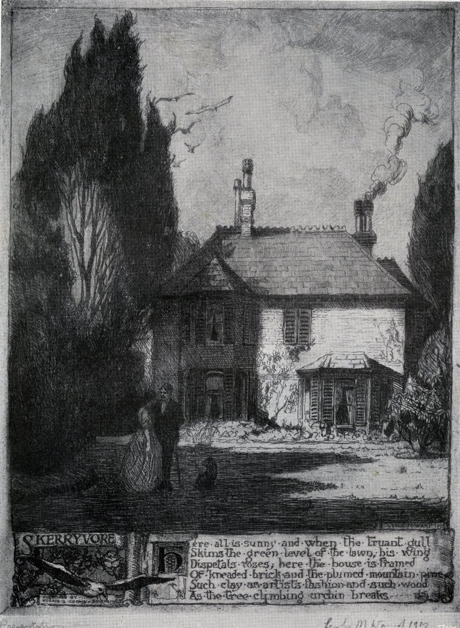 &39;Skerryvore&39;, Bournemouth, Dorset, Inglaterra, 1912 de Leslie Matthew Ward