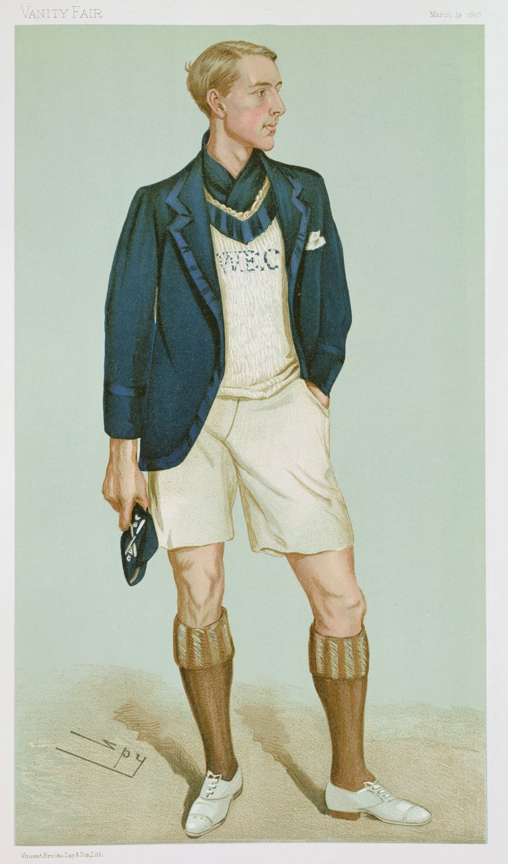 Walter Erskine-Crum, ilustração de &39;Men of the Day&39;, publicado na revista &39;Punch&39;, em março de 1896 de Leslie Matthew Ward