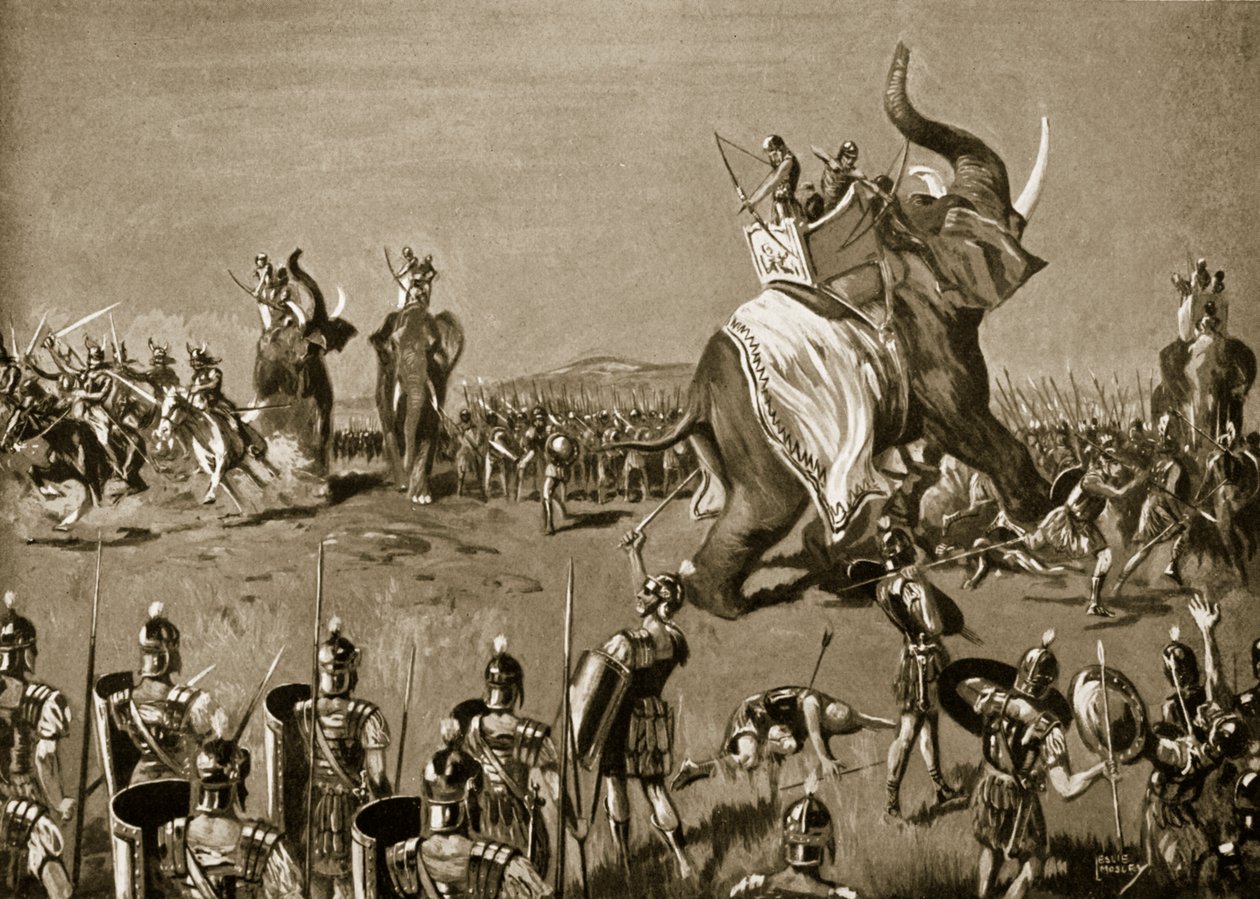 A Batalha da Magnésia, 190 aC de Leslie Mosley