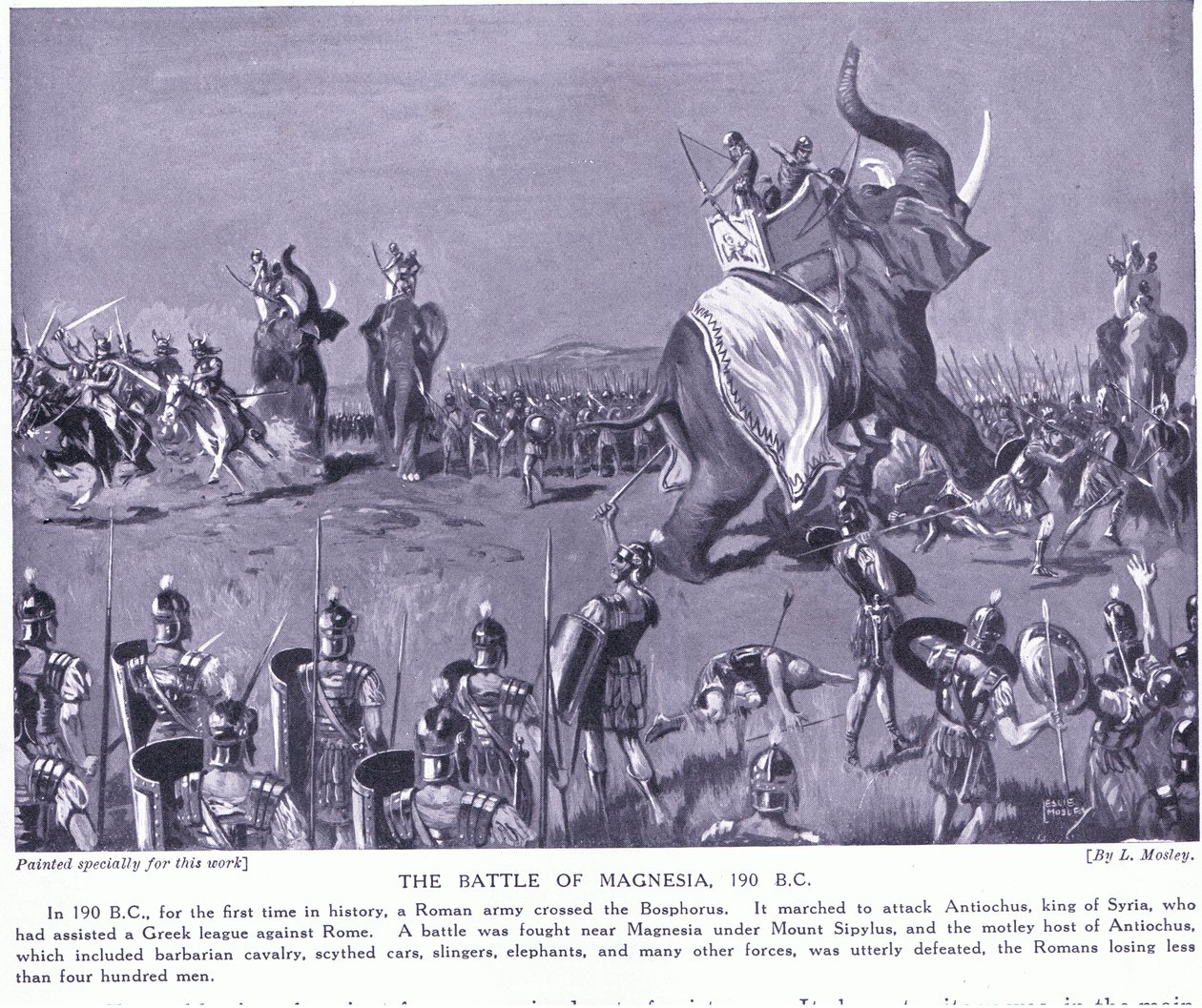 A Batalha da Magnésia 190BC de Leslie Mosley