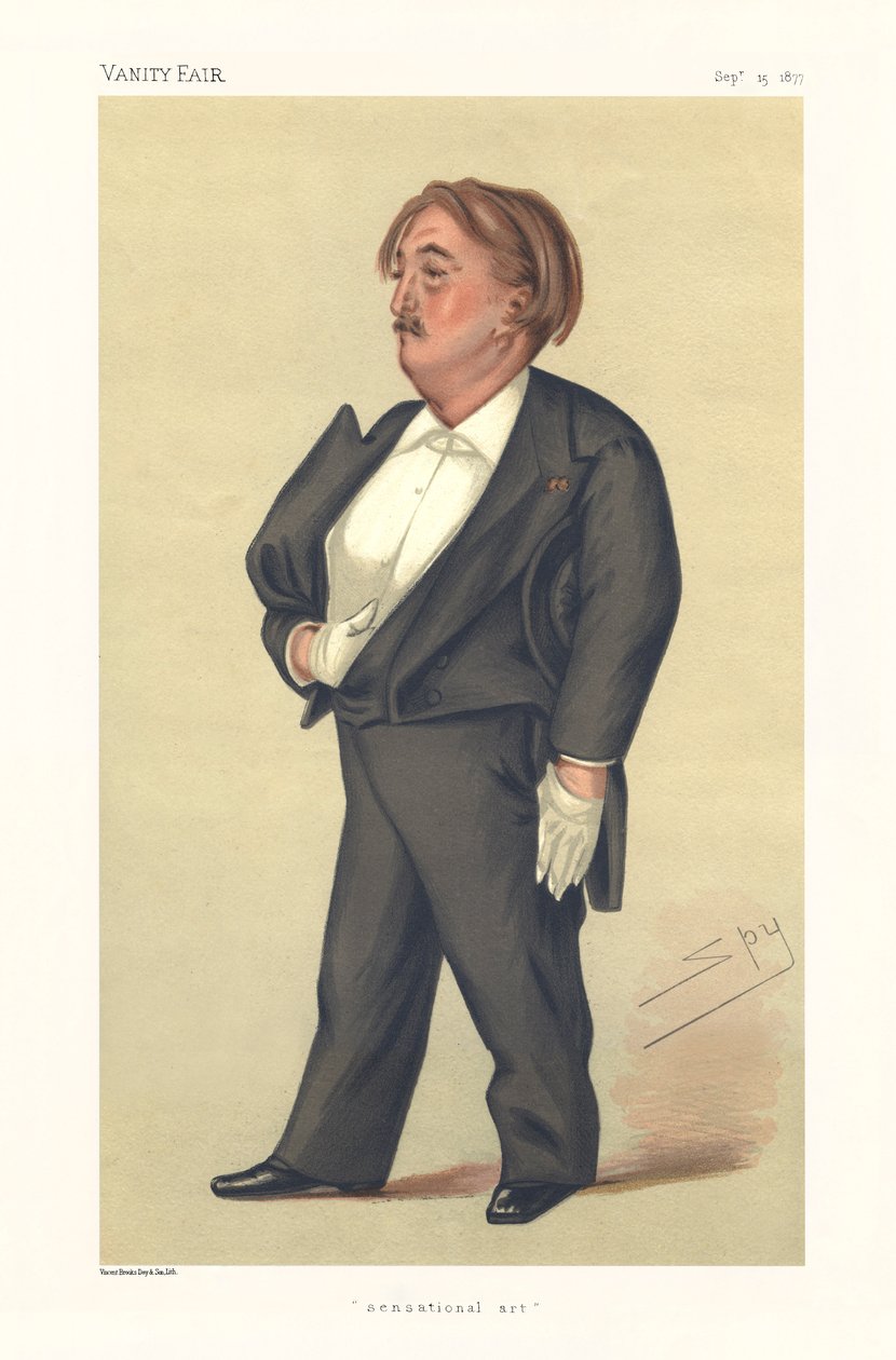 Paul Gustave Doré - retrato de Leslie Matthew (1851 1922) Ward