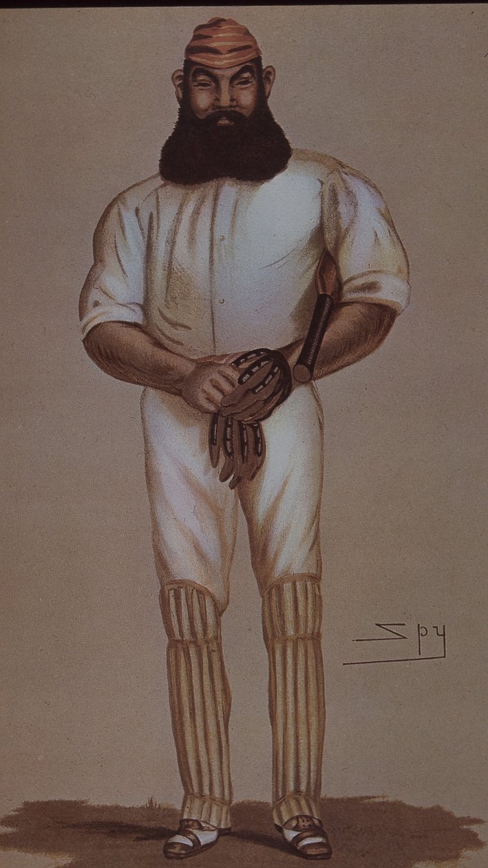 Cricket herói W.G. Grace, caricatura para a Vanity Fair de Leslie Matthew Ward