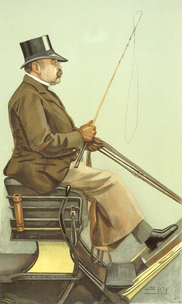 Four in Hand (cor litho) de Leslie Matthew Ward