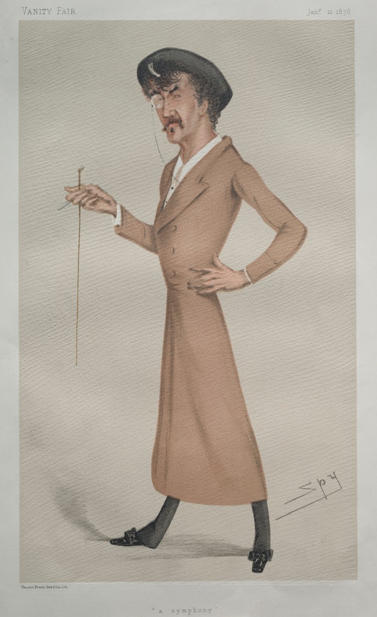 Um assobiador da sinfonia, 1878. de Leslie Matthew