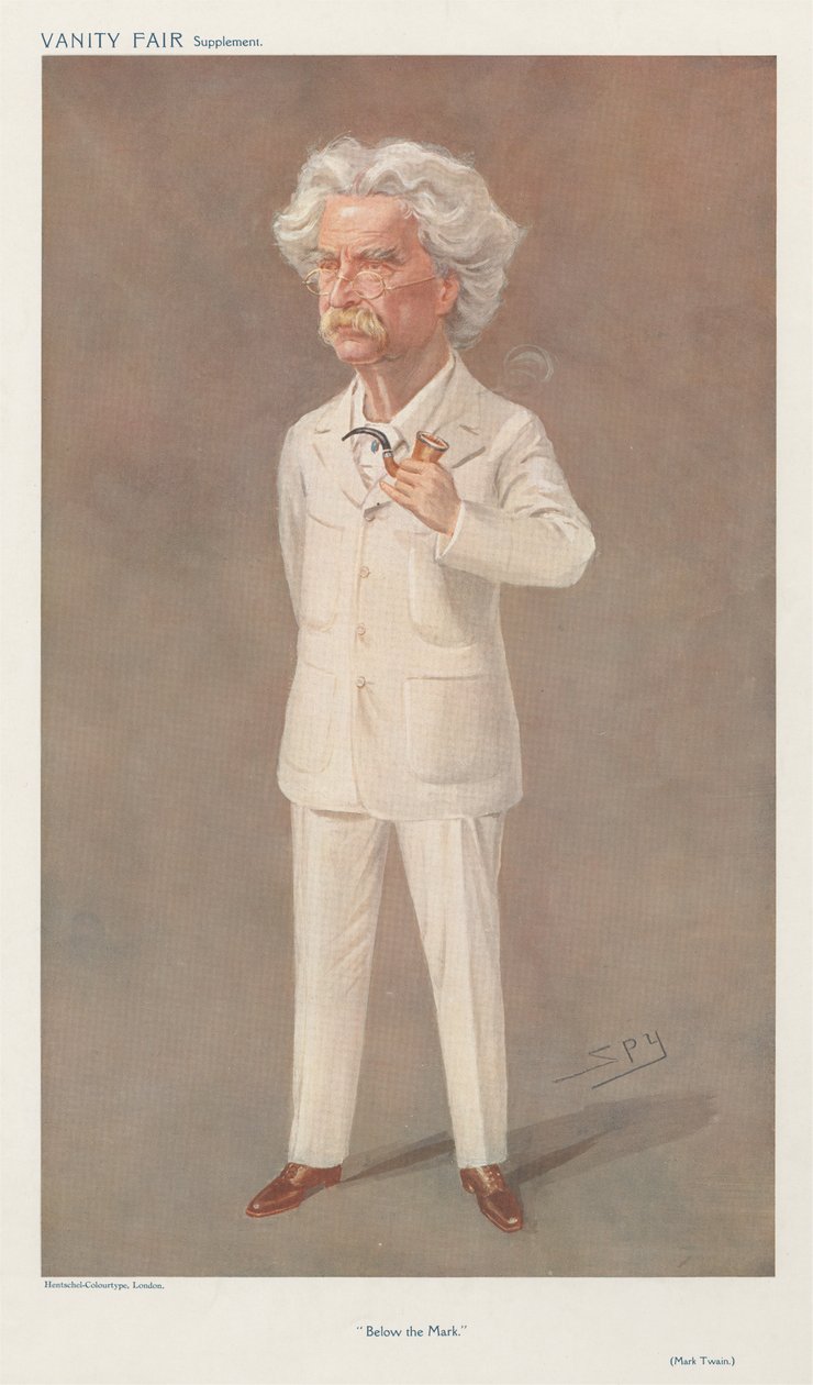 Abaixo da Marca, Mark Twain de Leslie Matthew Spy Ward