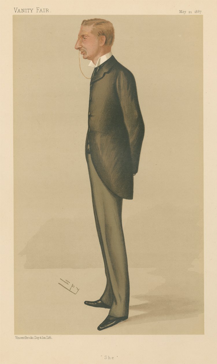 Ela, Henry Rider Haggard (série Vanity Fair) de Leslie Matthew Spy Ward