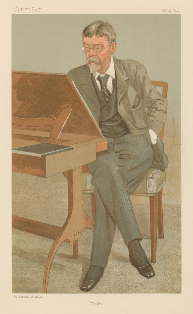 Trilby, George Louis Palmella Du Maurier (série Vanity Fair) de Leslie Matthew Spy Ward
