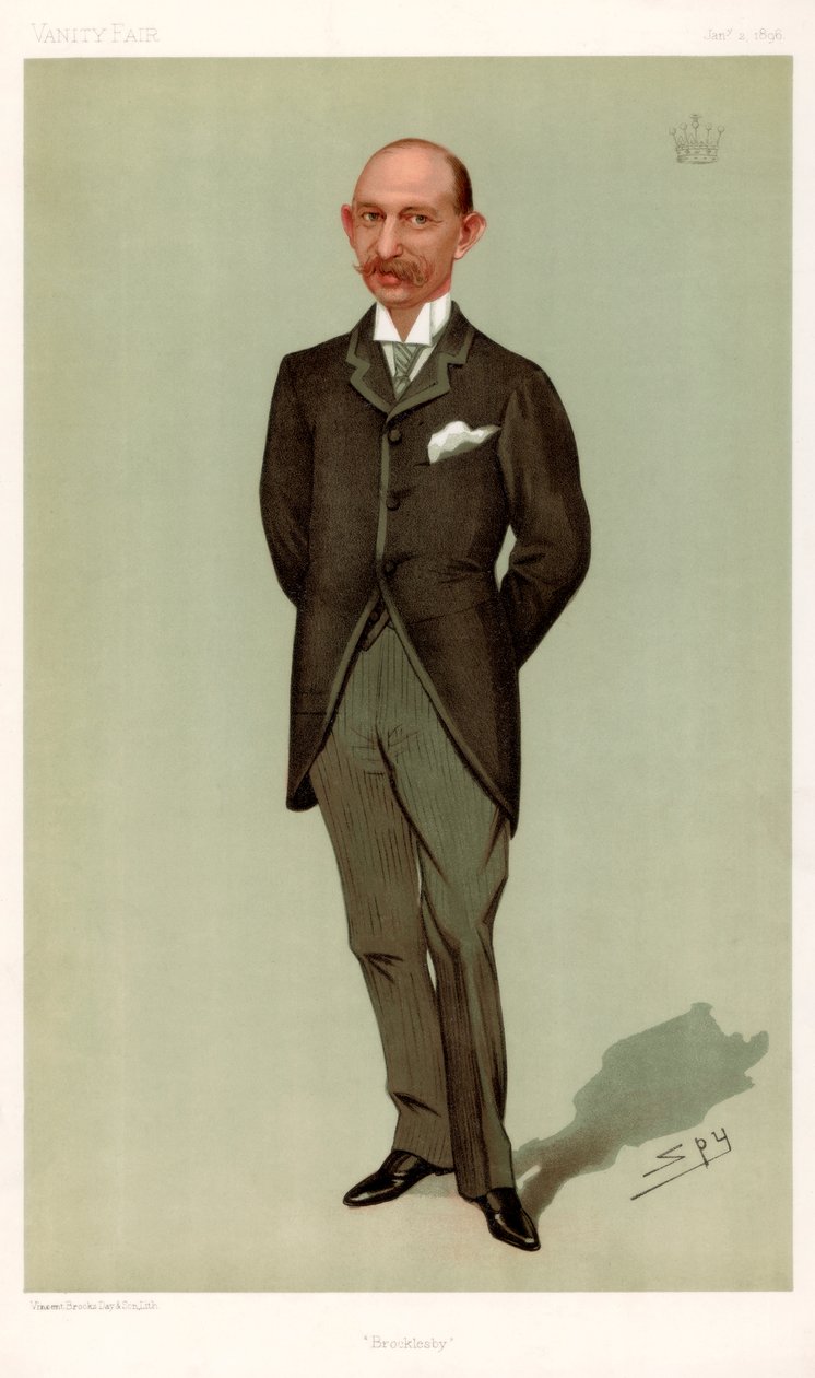 Brocklesby, o conde de Yarborough, 1896. de Leslie Matthew Ward