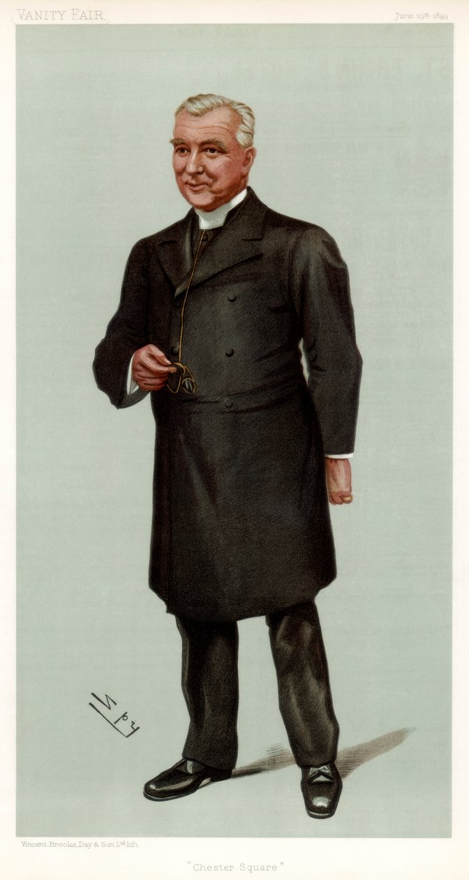 Chester Square, Canon Fleming, clérigo britânico, 1899. de Leslie Matthew Ward