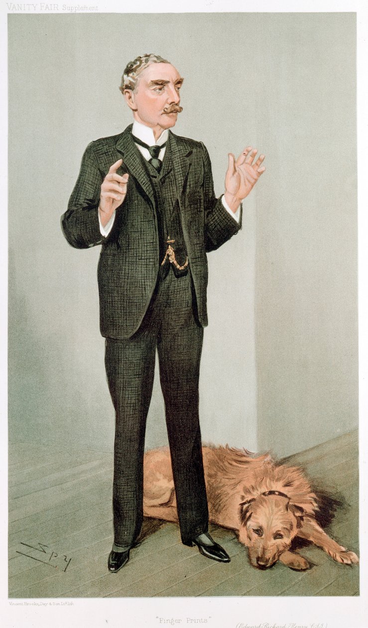 Edward Richard Henry, inventor britânico da impressão digital, 1905 de Leslie Matthew Ward
