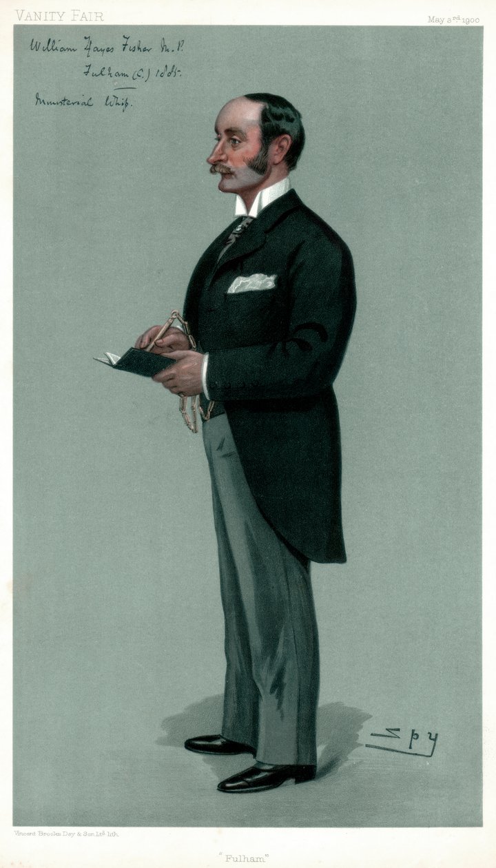 Fulham, William Hayes Fisher, político britânico, 1900. de Leslie Matthew Ward
