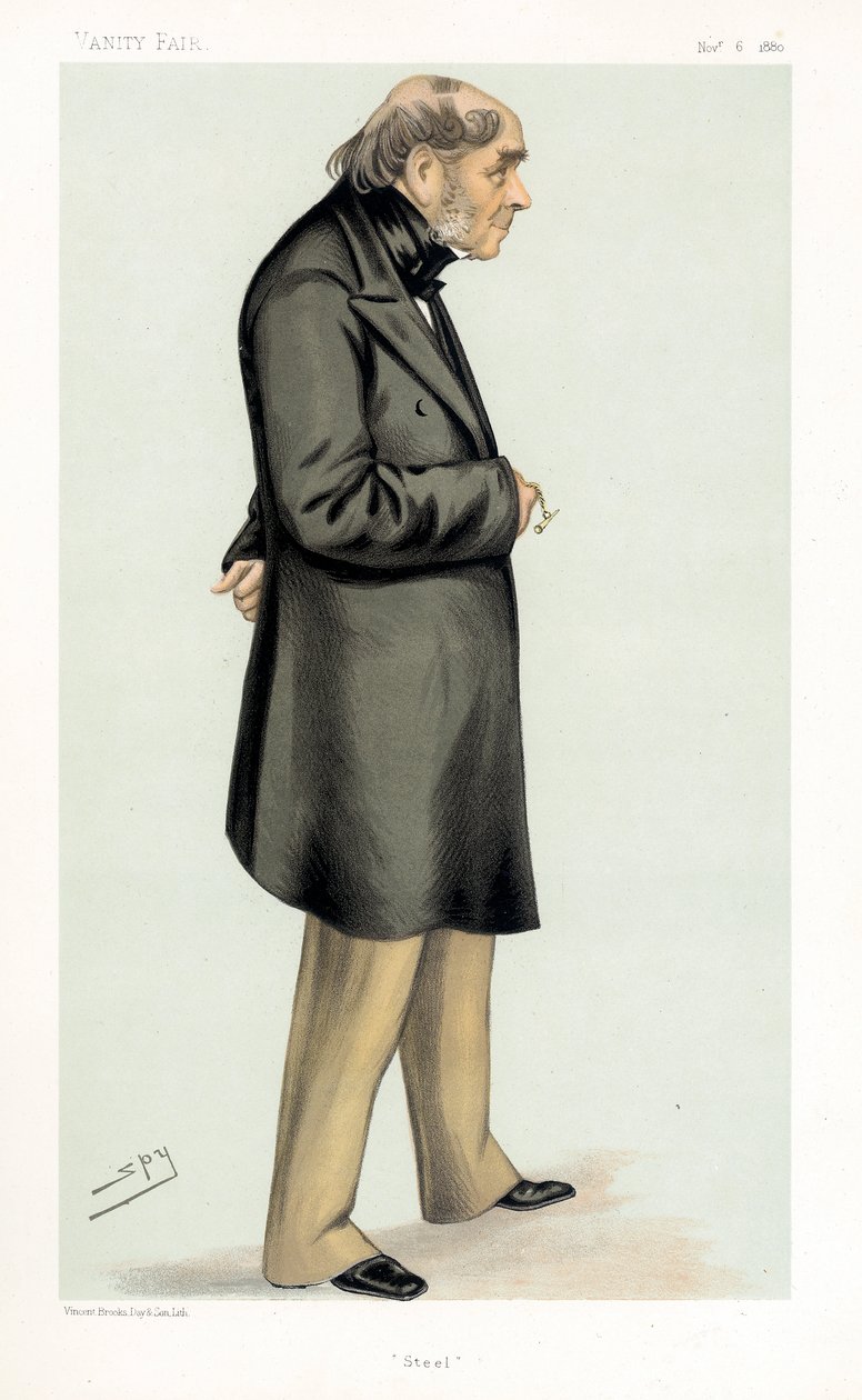 Henry Bessemer, engenheiro, inventor e industrial britânico, 1880 de Leslie Matthew Ward
