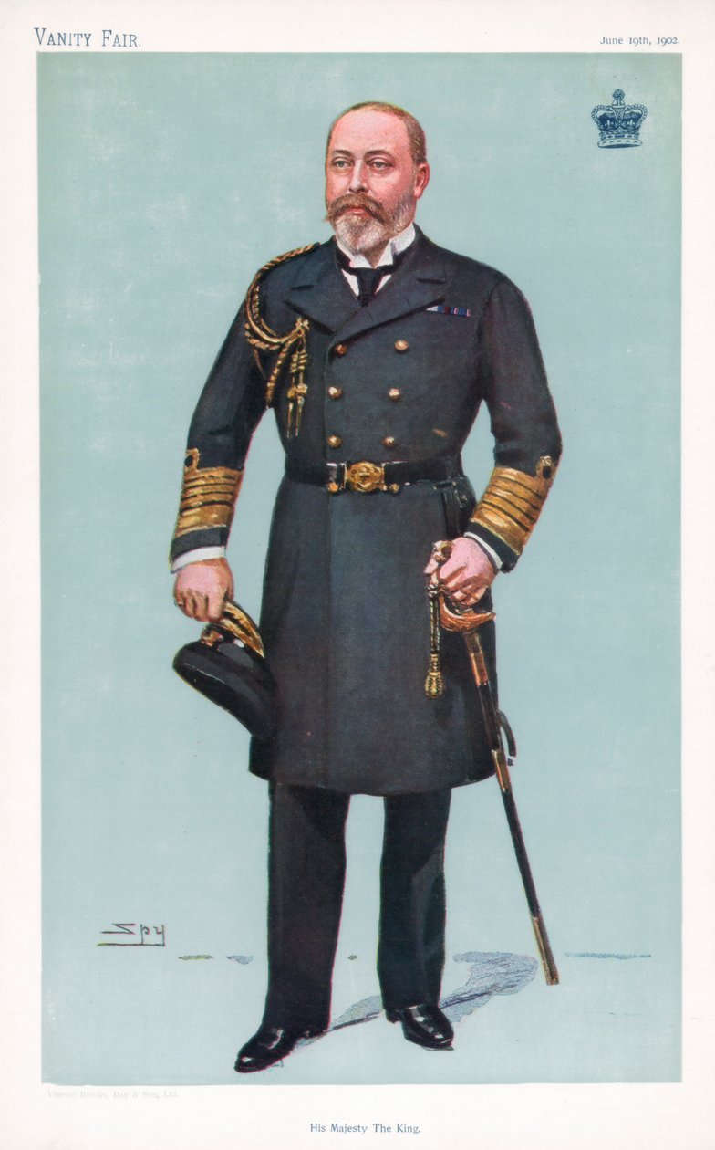 Sua Majestade o Rei, 1902 de Leslie Matthew Ward