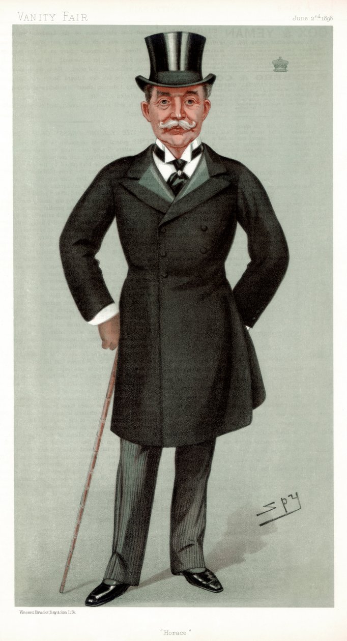 Horace, Lord Farquhar, financista e político britânico, 1898. de Leslie Matthew Ward