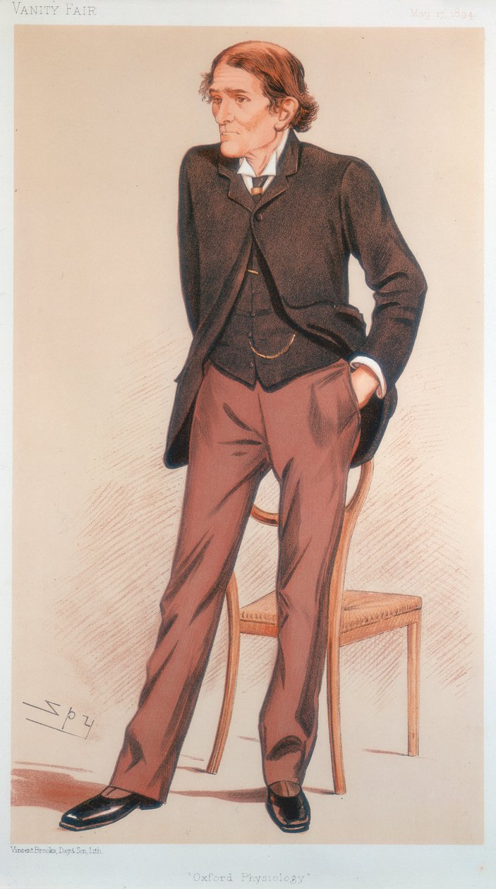 John Scott Burdon-Sanderson, fisiologista britânico, 1894 de Leslie Matthew Ward