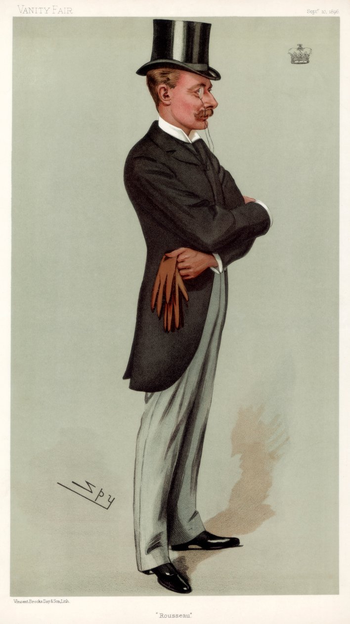 Rousseau, o duque de Bedford, 1896. de Leslie Matthew Ward