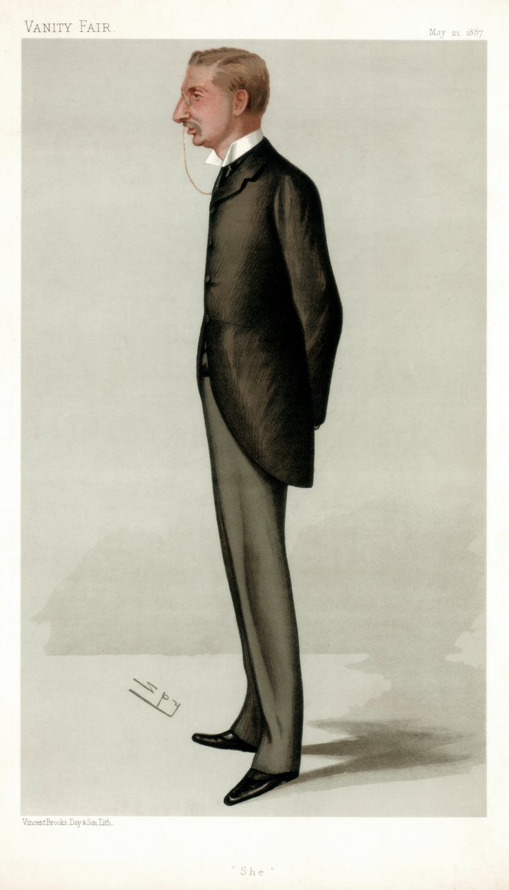 Ela Henry Rider Haggard, autor britânico, 1887. de Leslie Matthew Ward