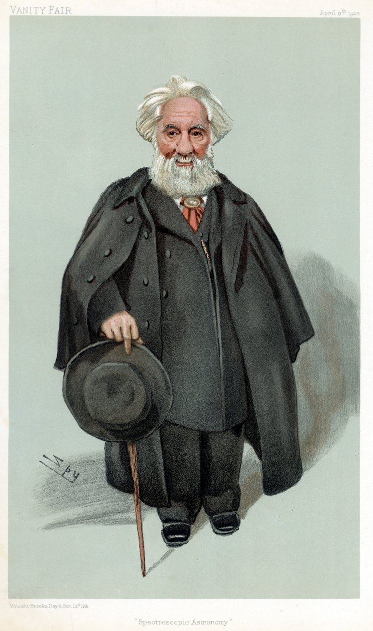 William Huggins, astrônomo e espectroscopista britânico, 1903 de Leslie Matthew Ward