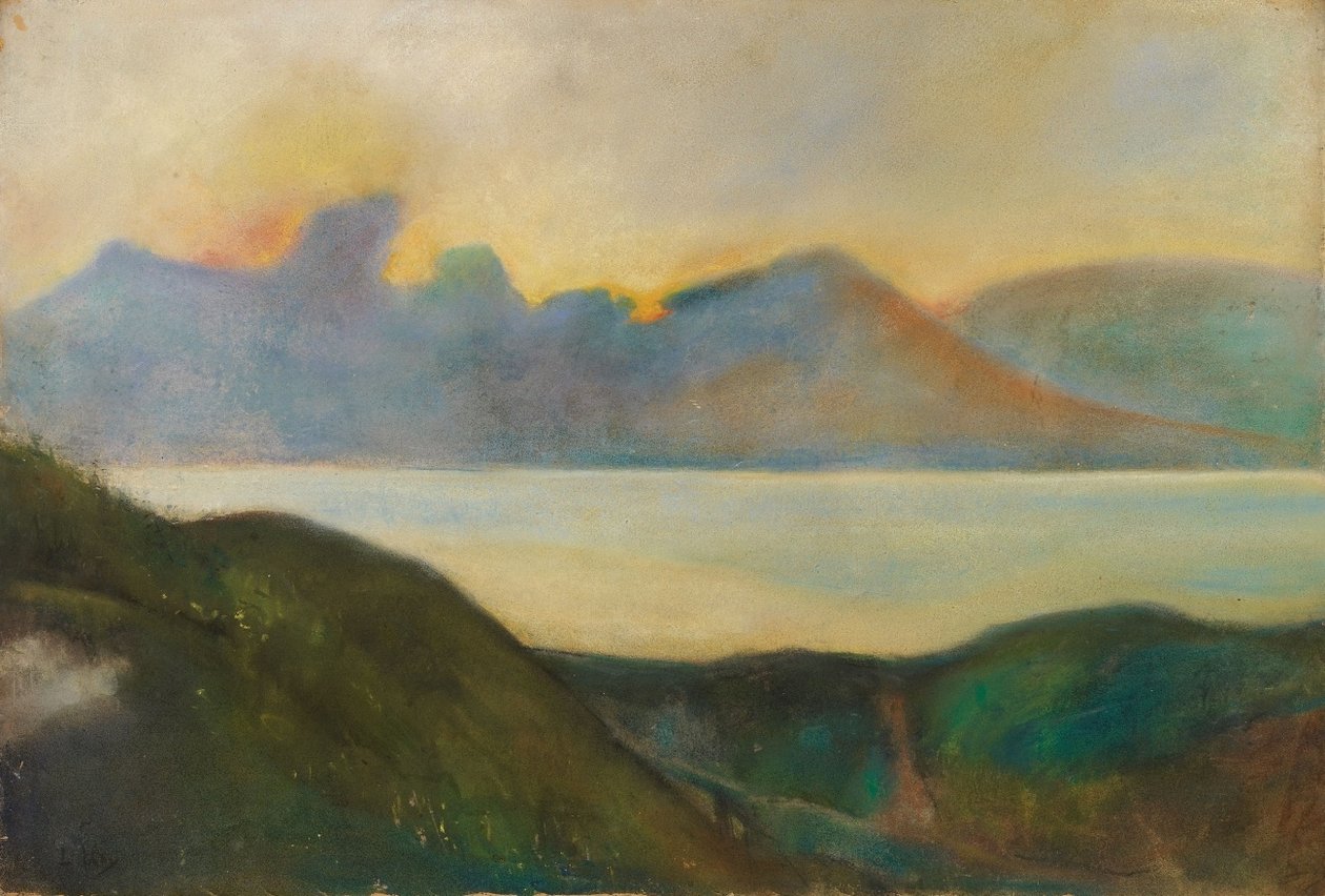 oberitalienische Gebirgsseen de Lesser Ury