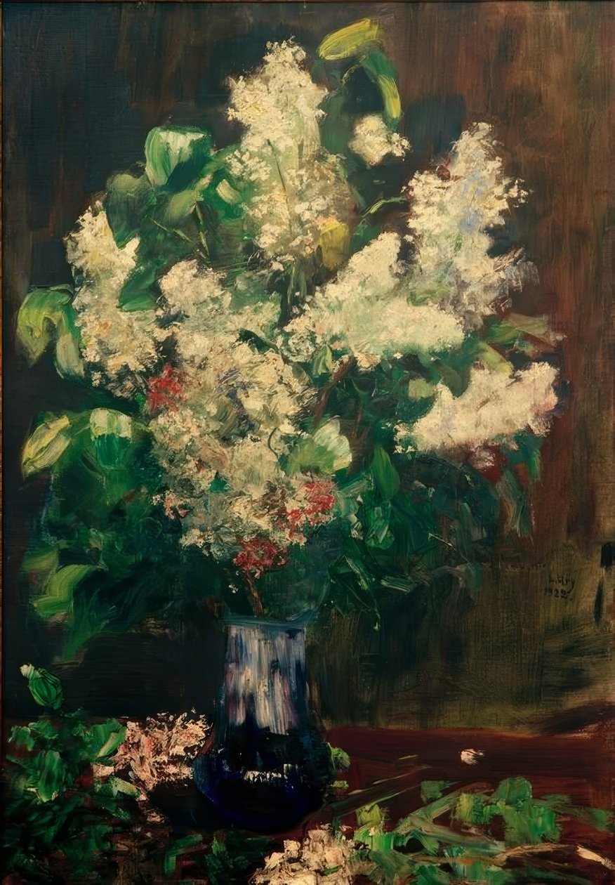 buquê de lilases de Lesser Ury