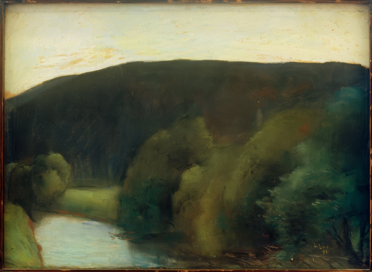 Paisagem montanhosa de Lesser Ury