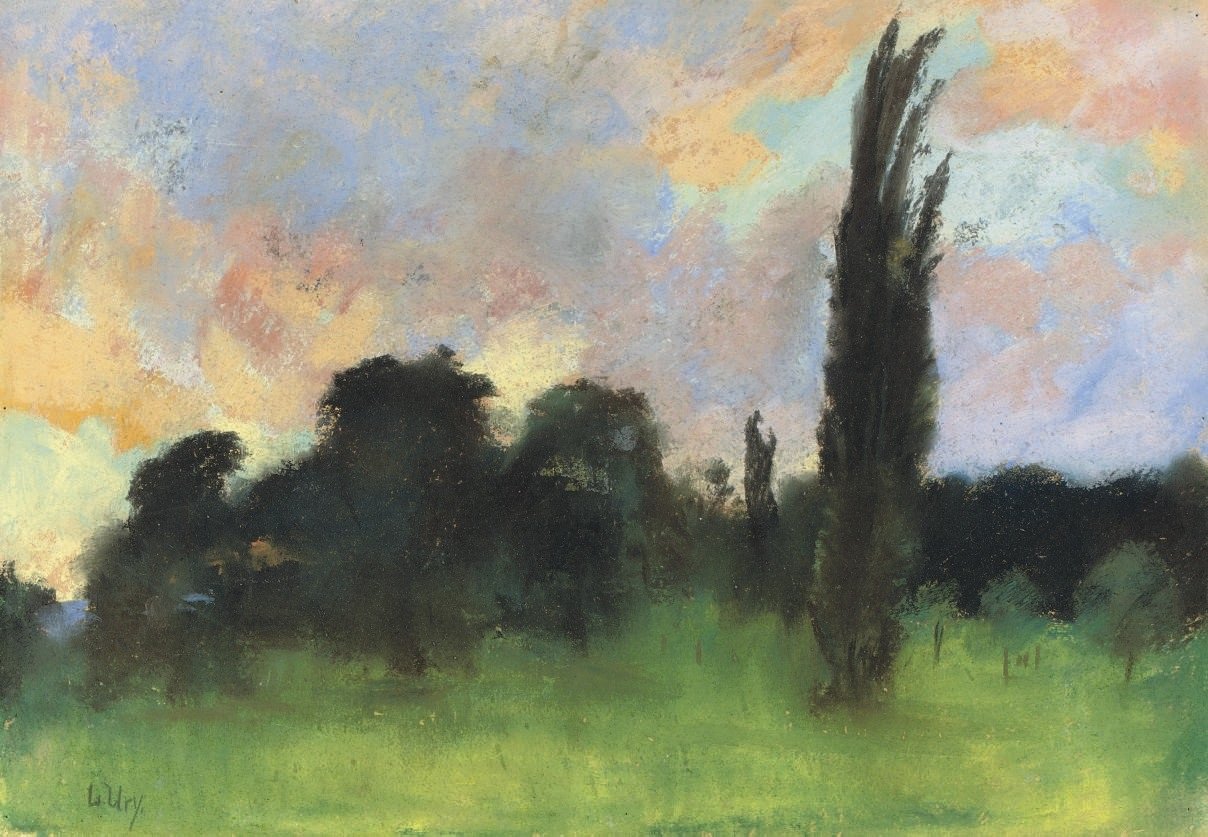 Wolkenstudie de Lesser Ury